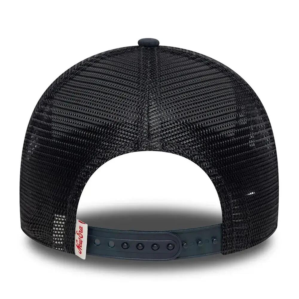 Boné trucker feminino Los Angeles Dodgers Oval Cansas Distress 4/5
