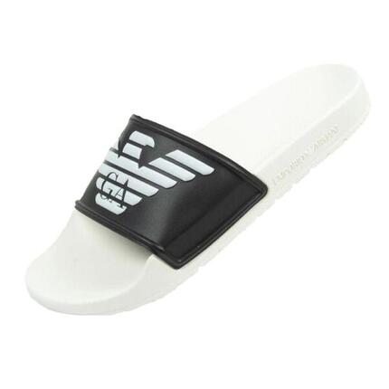 Claquettes Homme (Blanc / Noir)