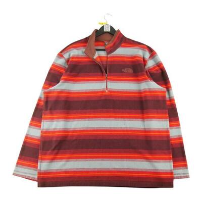 Tweedehands - heren tnf rode fleece trui - goede staat