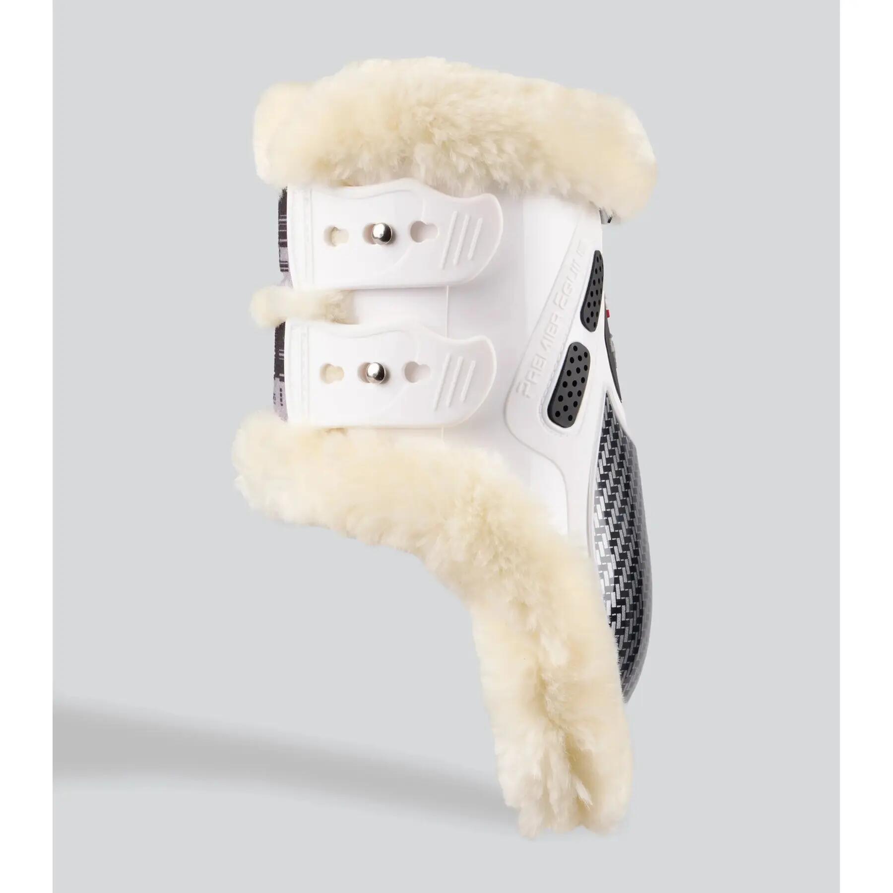 Wool horse leg wraps Premier Equine Carbon Pro Techno 5/6