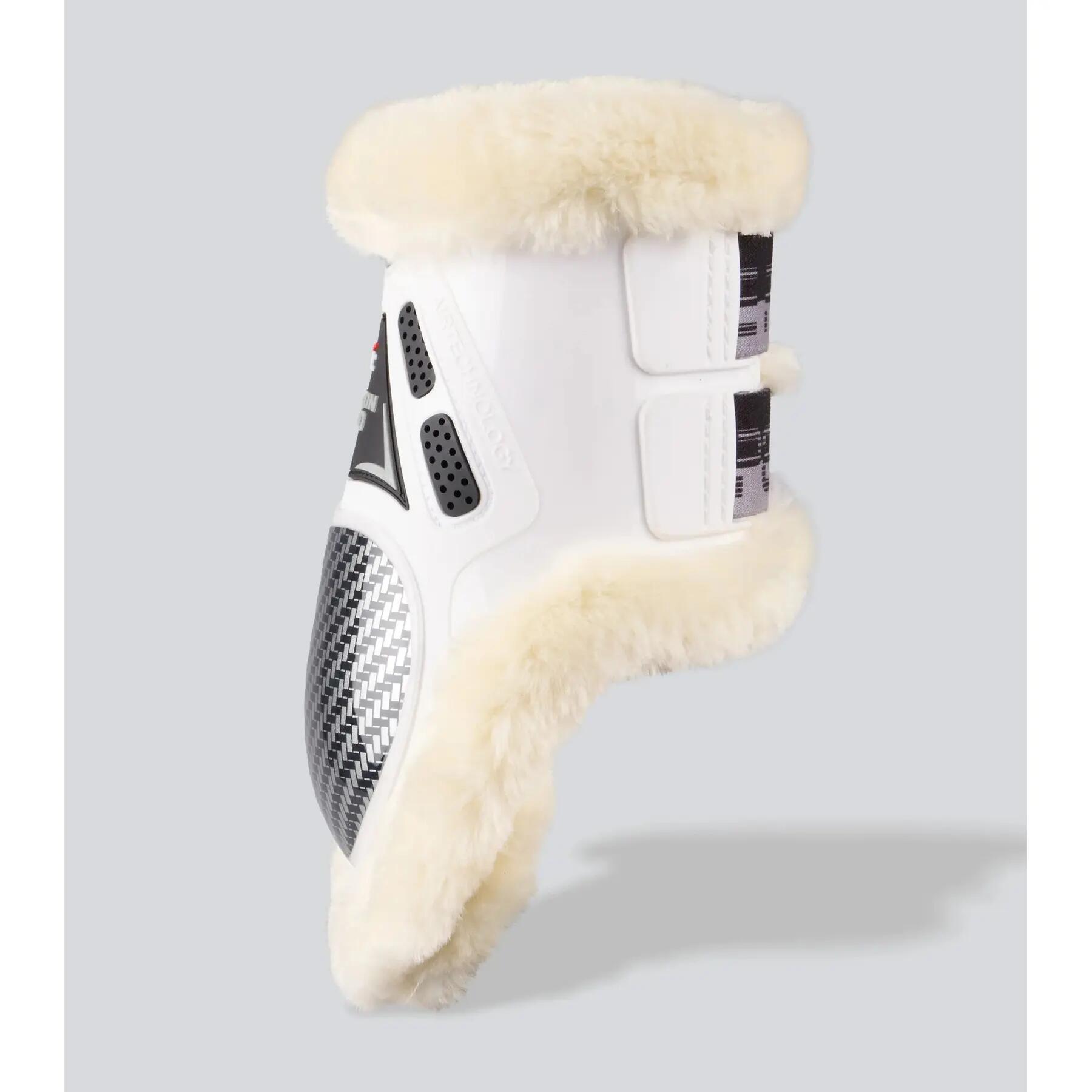 Wool horse leg wraps Premier Equine Carbon Pro Techno 4/6