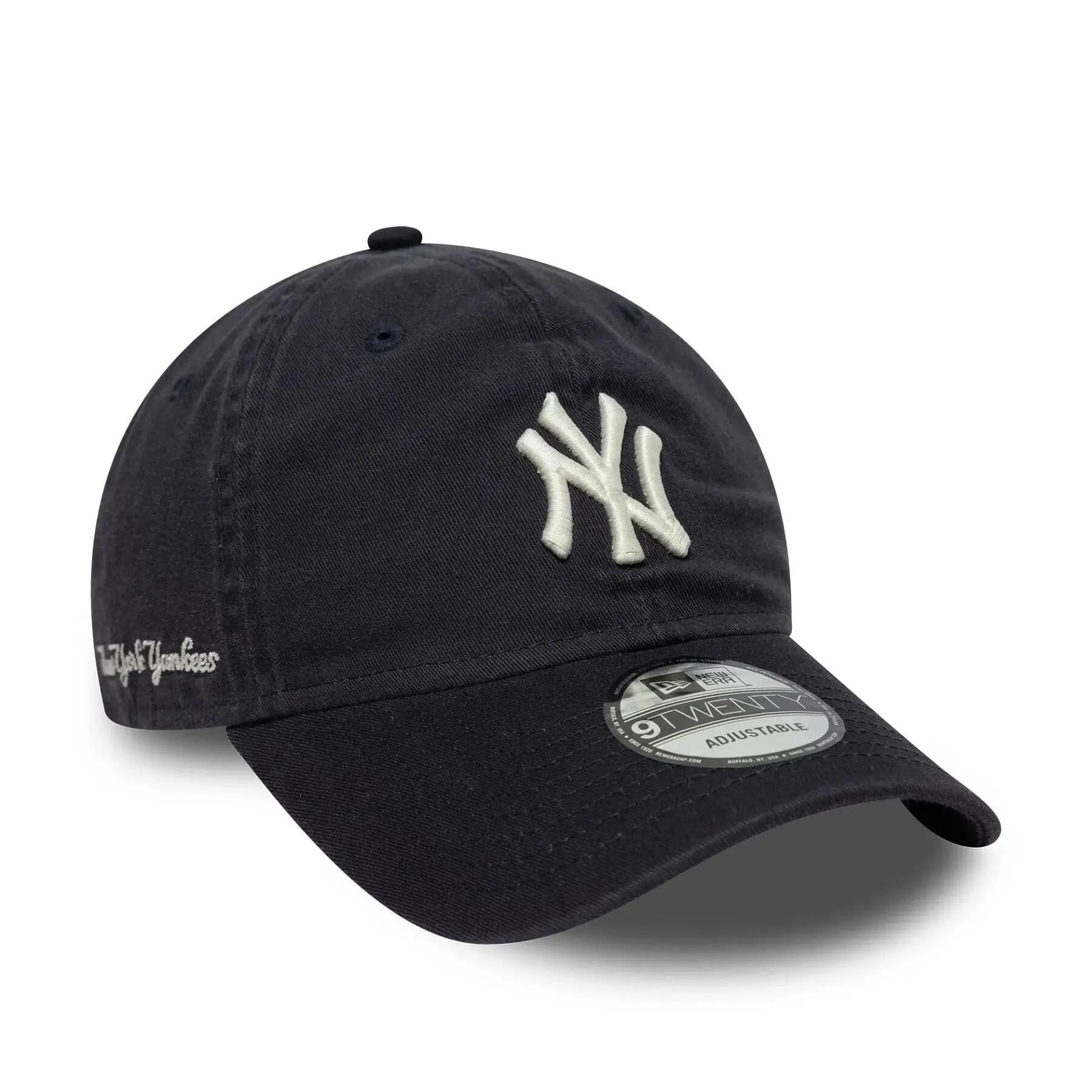 Cappellino da baseball donna New York Yankees New Era 9Twenty Washed Script 2/6
