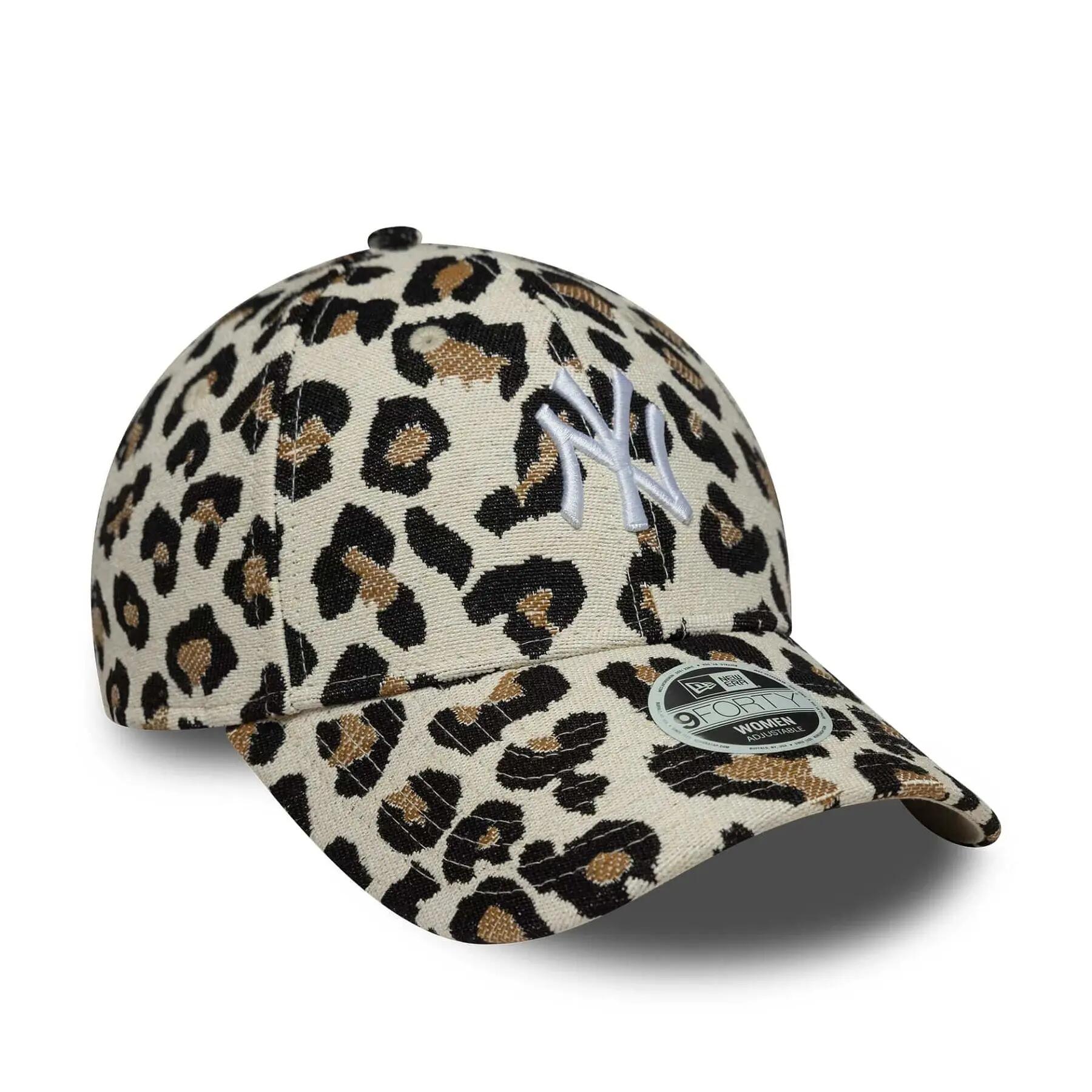 Casquette de baseball femme Los Angeles Dodgers New Era 9Forty Leopard Midi 3/5