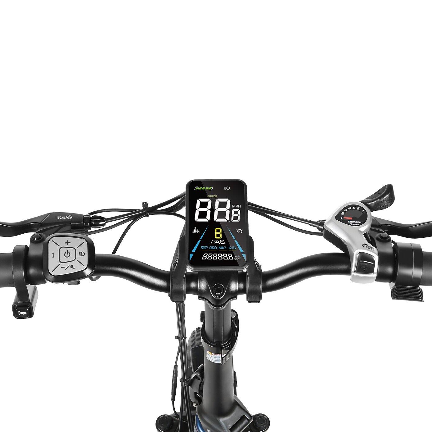 Rower elektryczny dla dorosłych RS-A02 Pro, akumulator 48V 15Ah, opony 20". 7/7