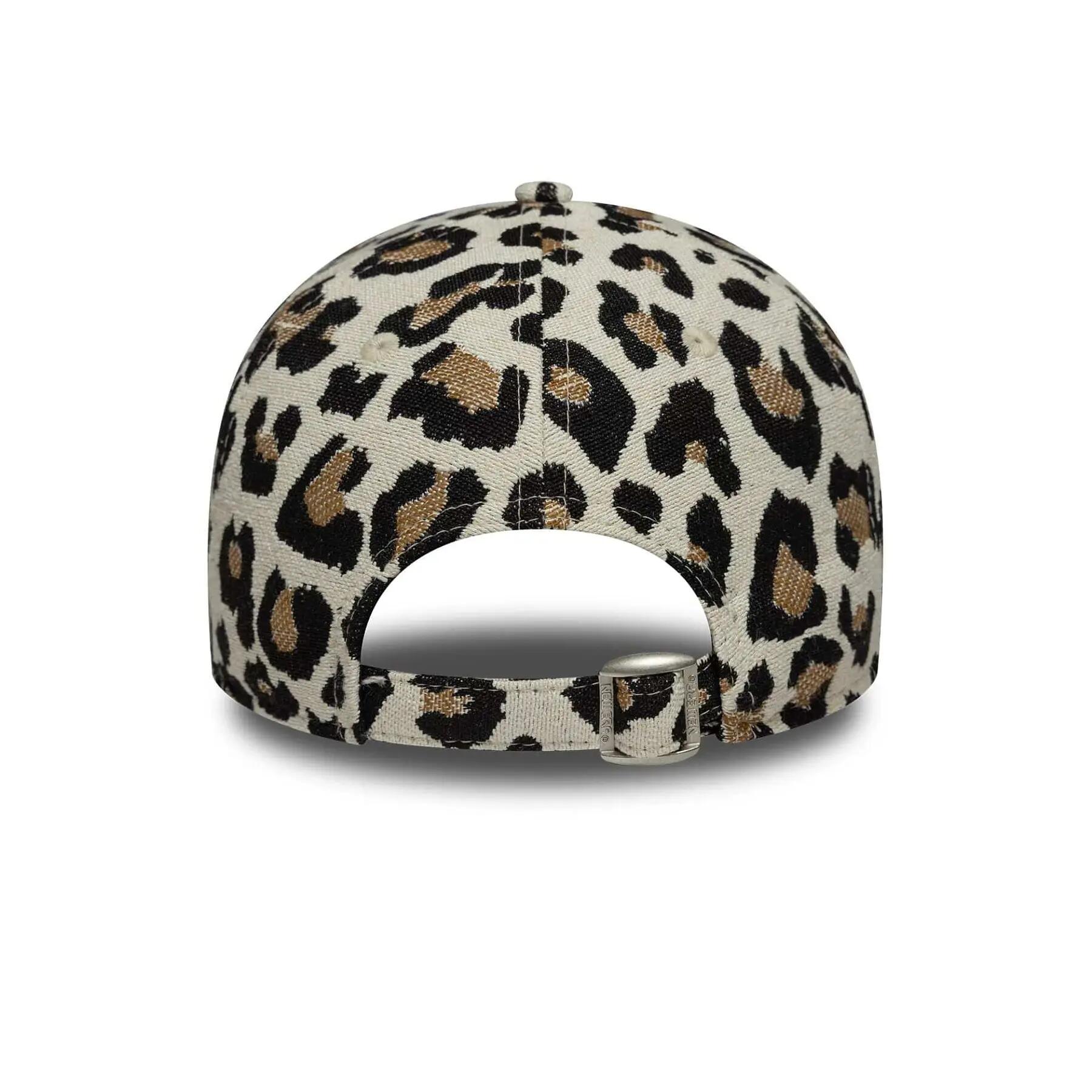 Casquette de baseball femme Los Angeles Dodgers New Era 9Forty Leopard Midi 4/5