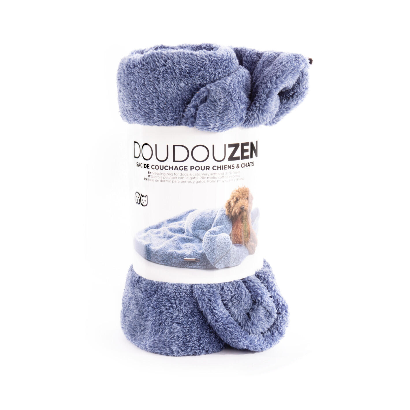 Sac de couchage chien et chat polaire doudouzen Martin Sellier 3/5