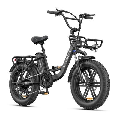 Engwe l20 boost elektrische fiets, 48v 13ah accu, 20x4.0 inch banden