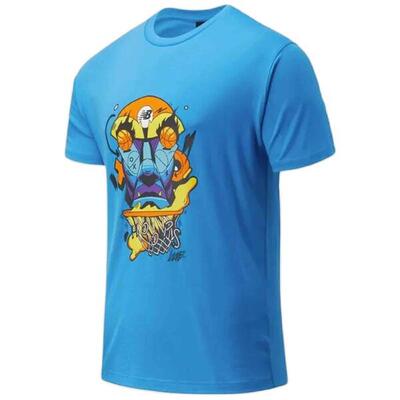 T-shirt met korte mouwen new balance model mt13584hlu voor mannen