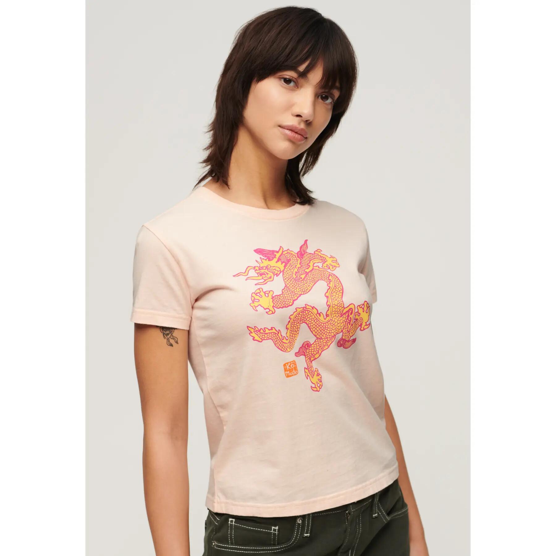 T-shirt femme Superdry x Komodo Dragon 3/4