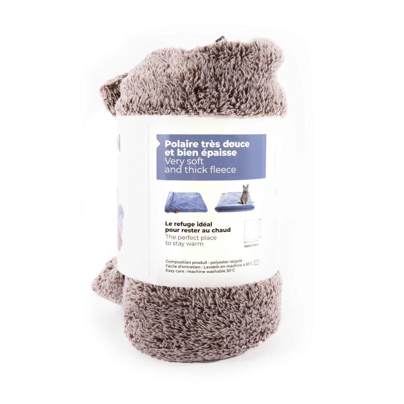 Sac de couchage chien et chat polaire doudouzen Martin Sellier 3/3