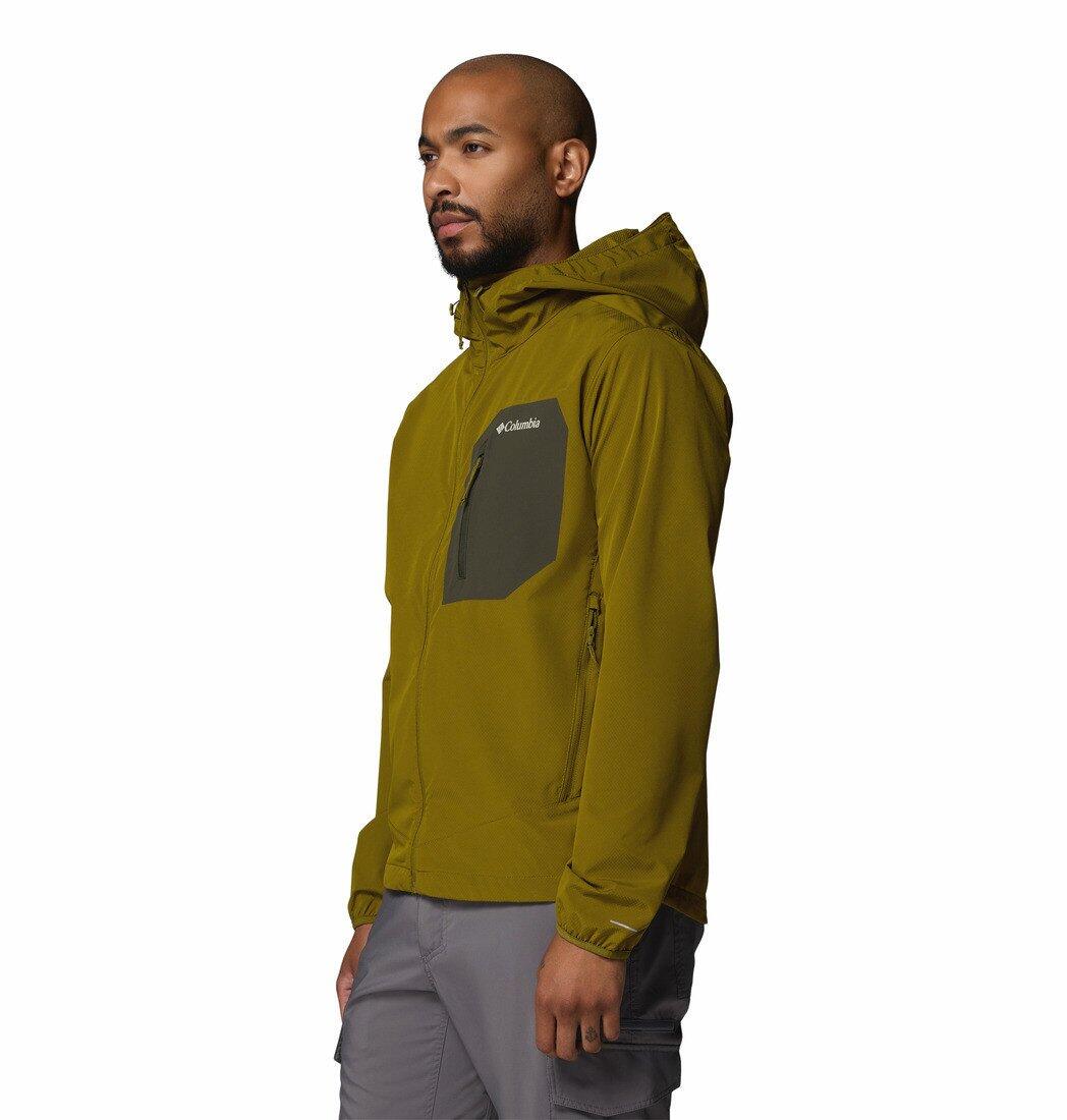 Vestes Softshell Homme - COLUMBIA Tall Heights III Soft-Shell - DarkMossy Green 7/7