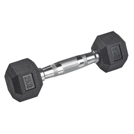 Haltère en caoutchouc HEX Tanga sports