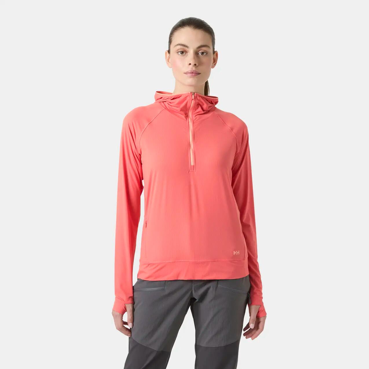 Sweatshirt à capuche demi zippé femme Helly Hansen Shine Solen 2/7