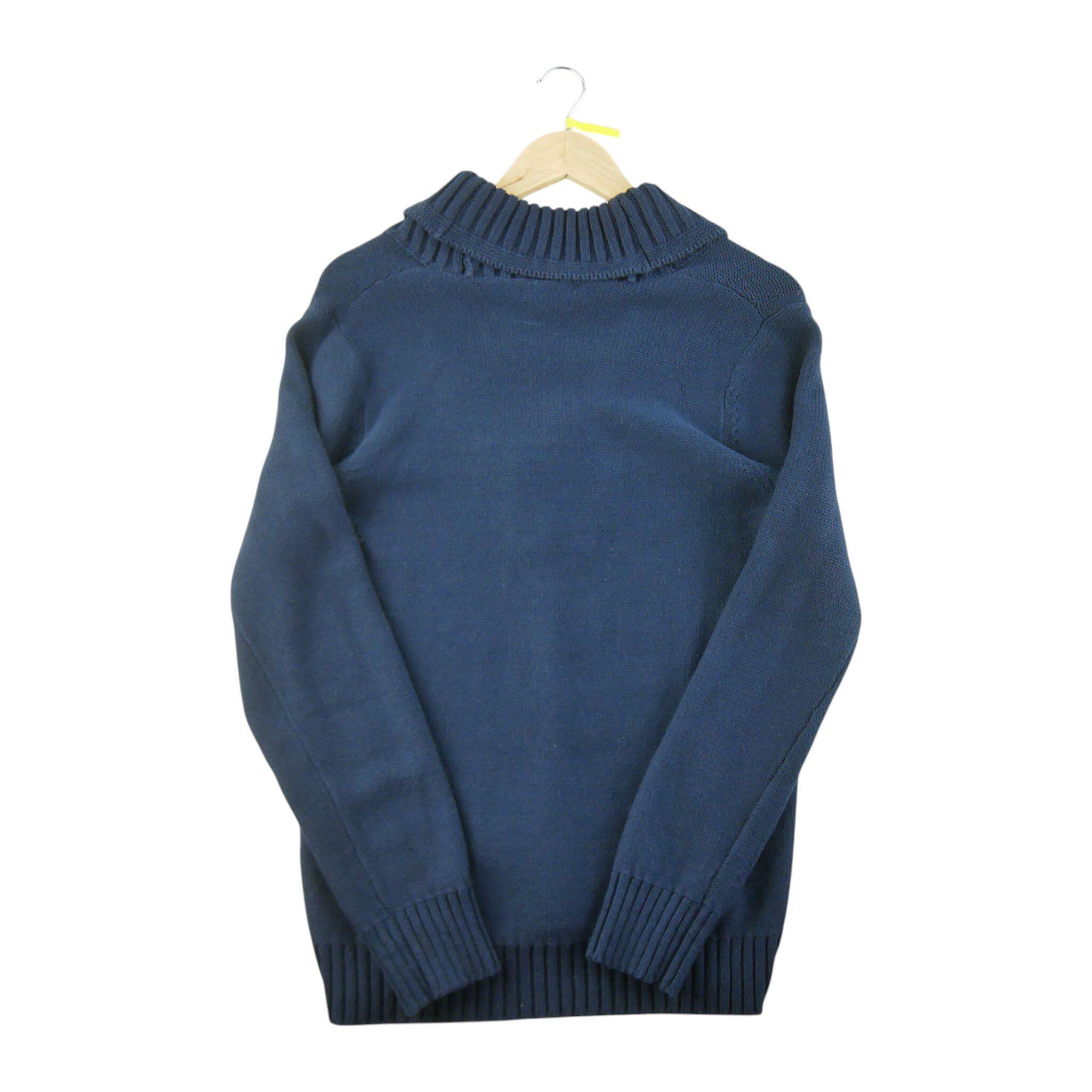 Reconditionné - Pull Femme Marine - Bon État 2/7