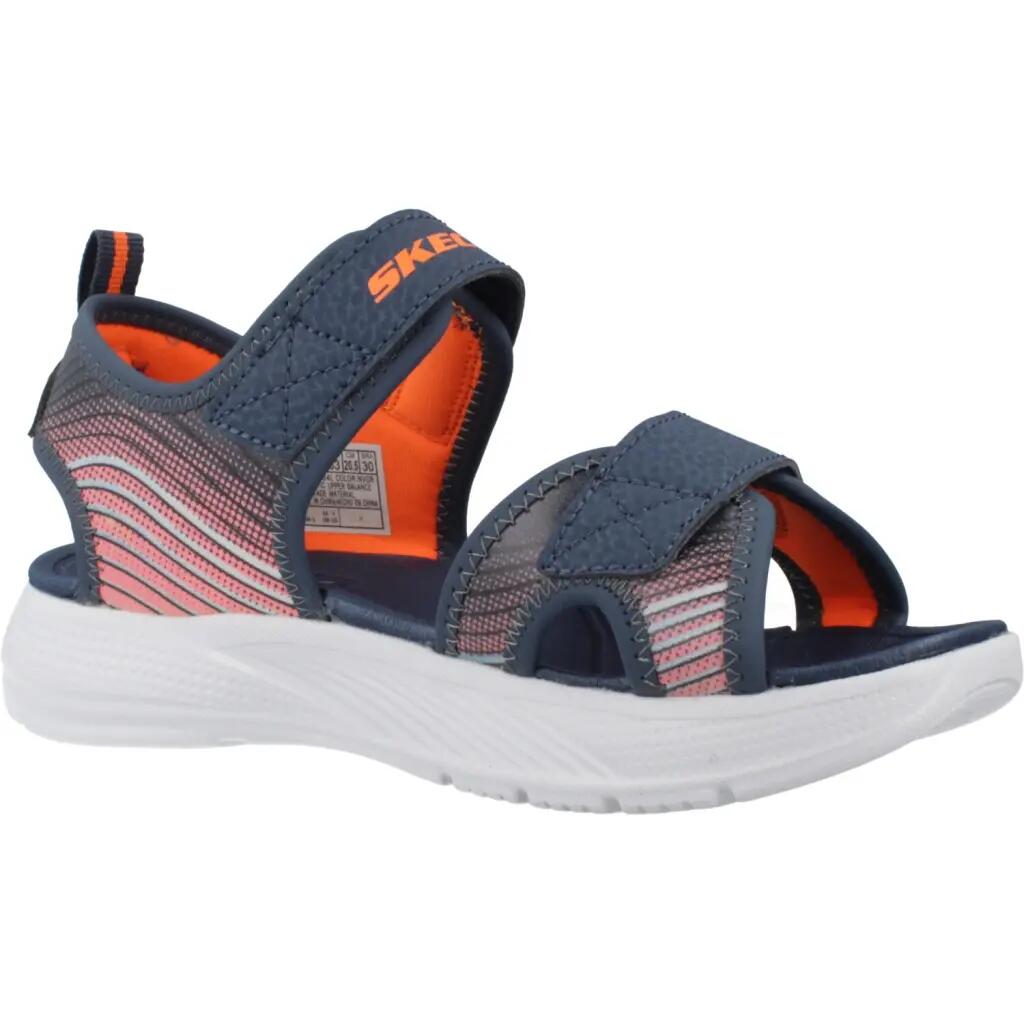 Sandały SKECHERS MICROSPEC-SPLASH Niebieski 5/5