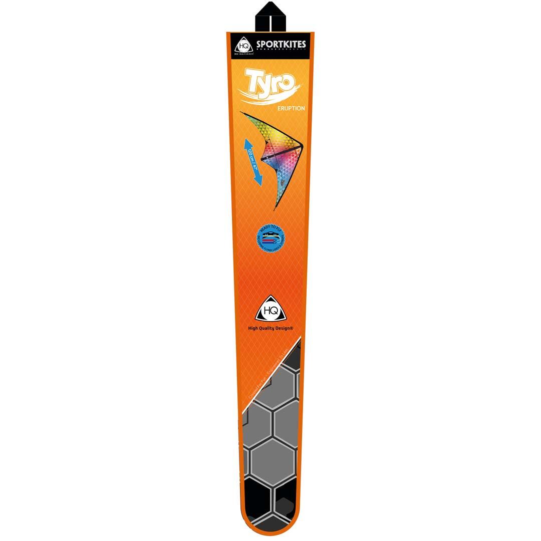 Stunt Kite HQ Tyro Eruption 112321 Rainbow 120 x 56 cm 2/5
