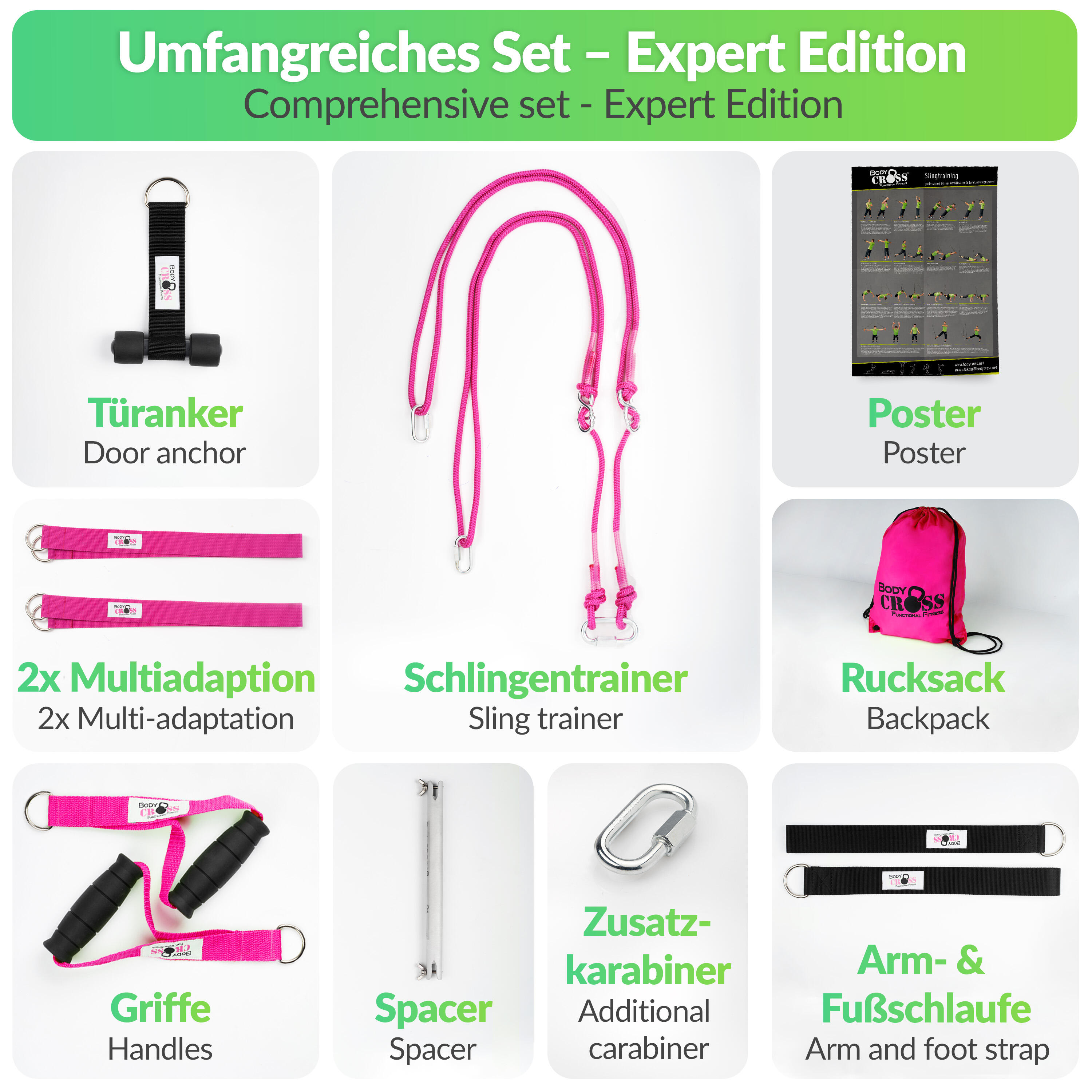 Schlingentrainer Pink Edition | Expert 2/7