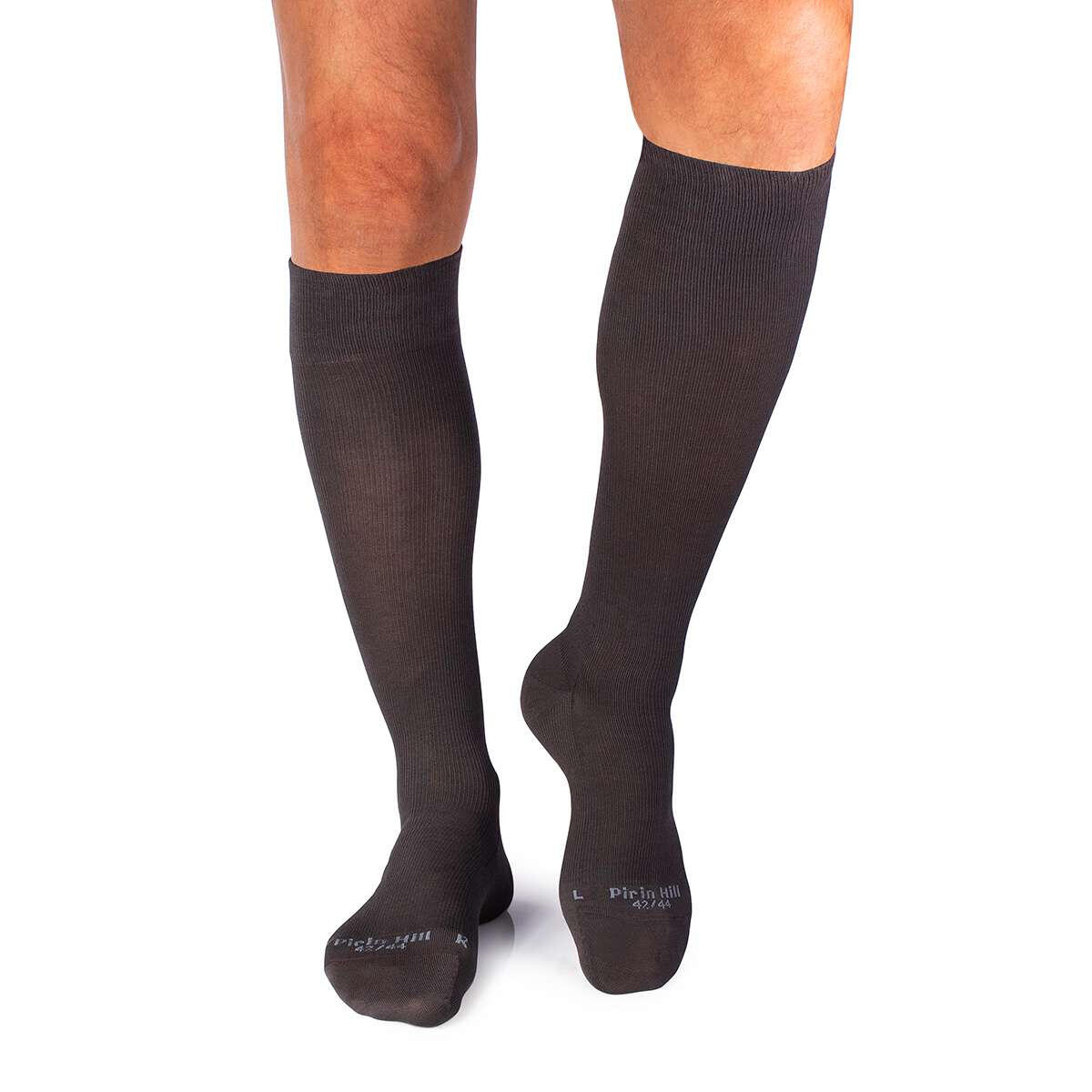Chaussettes de compression longues 3/4 en coton mercerisé 4/5