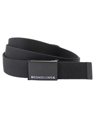 Riem dc shoes web belt, zwart, mannen