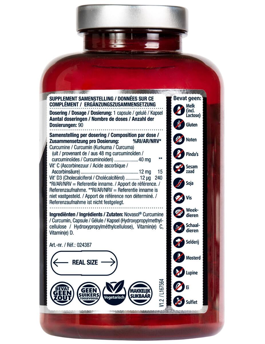 Lucovitaal Kurkuma X-tra Krachtig 90 capsules MAXI POT 2/4