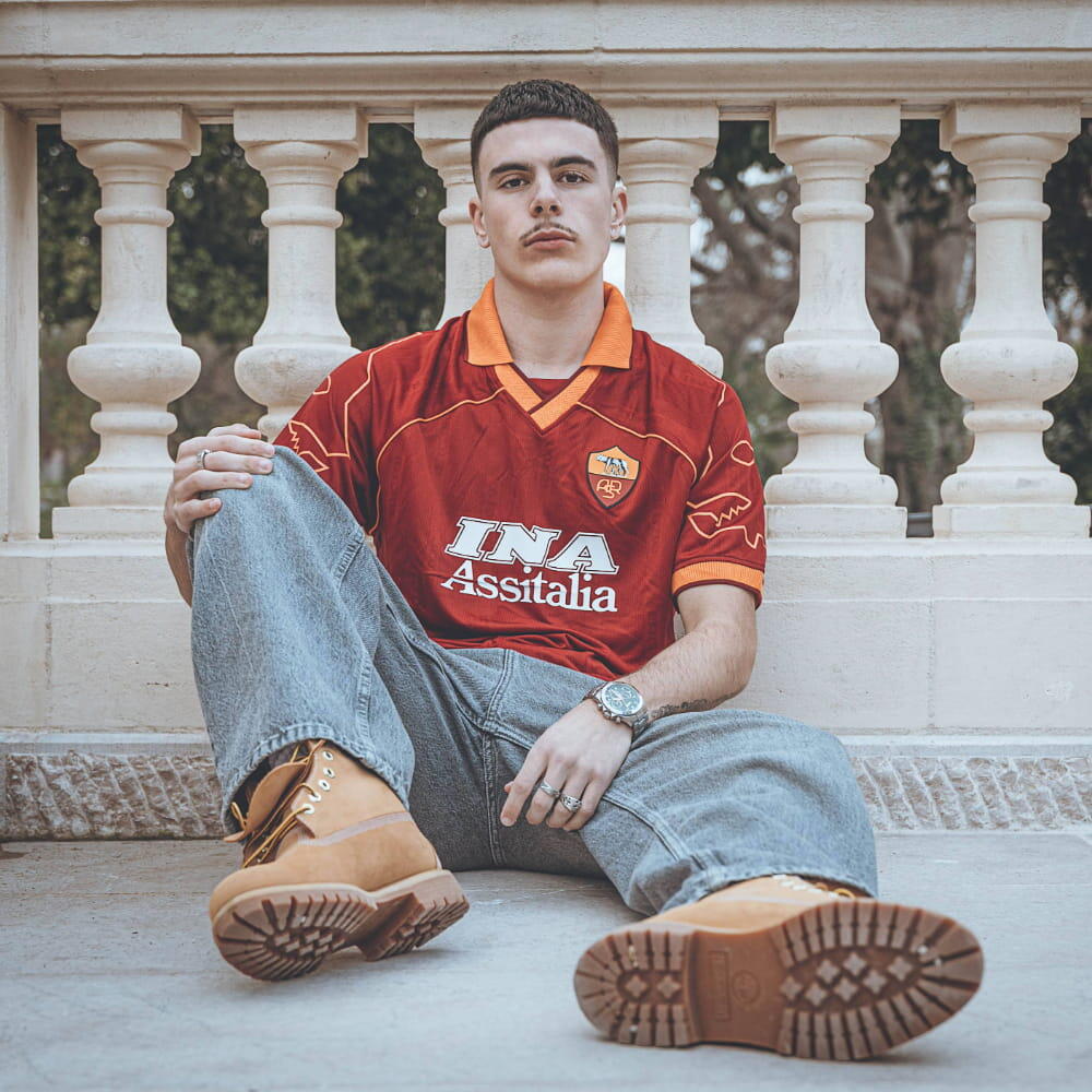 Retro Voetbalshirt - Heren - AS Roma 1999/00 - Rood 2/7