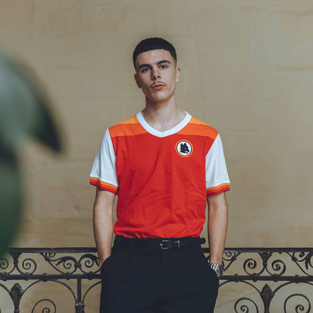 Maillot de football rétro - Homme - AS Roma 1978/79 - Rouge 2/7