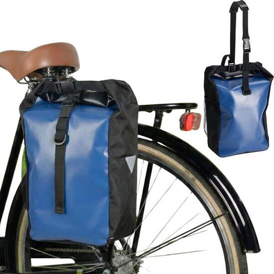 Sakwa torba pojedyncza rowerowa XqmaxPro 13,5L na bagażnik wodoodporna