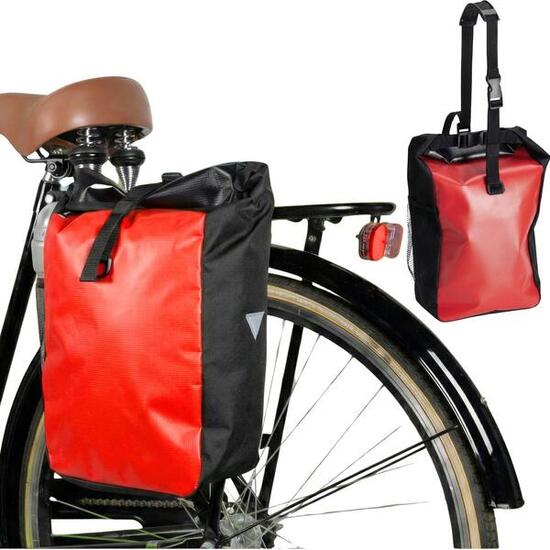 Sakwa torba pojedyncza rowerowa XqmaxPro 13,5L na bagażnik wodoodporna
