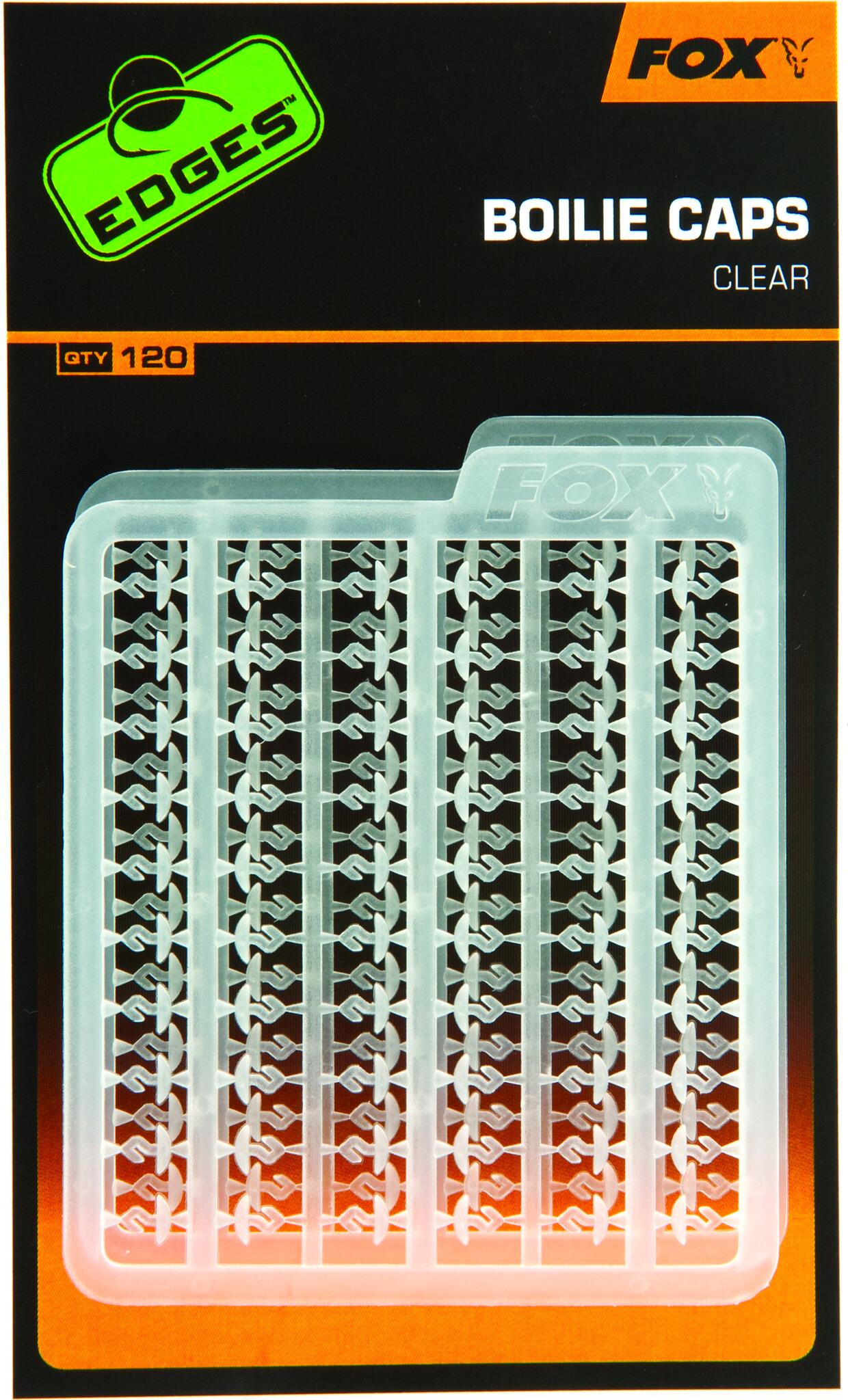 FOX Edges Boilie Caps clear 120pcs 2/2