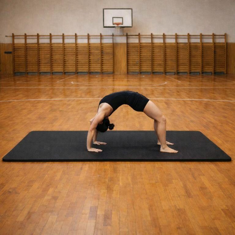 Fitness skládací gymnastická podložka XXL