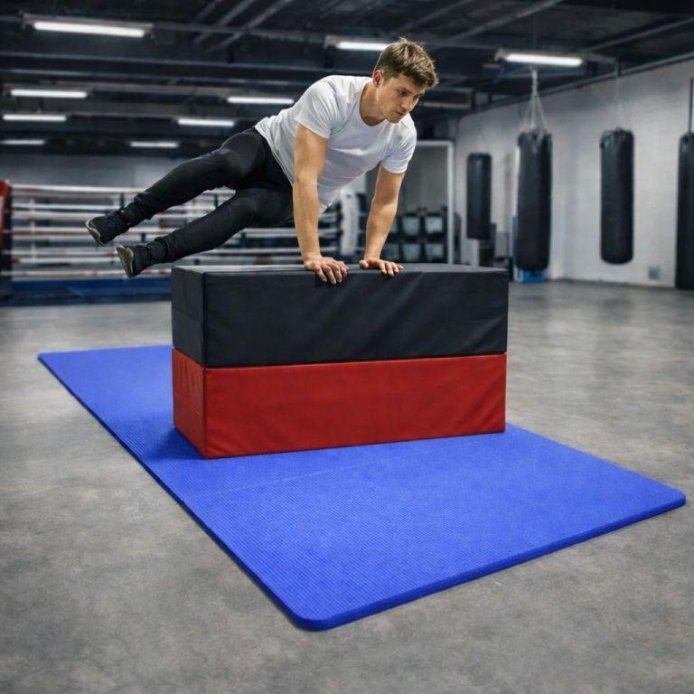 Fitness skládací gymnastická podložka XXL 4/7