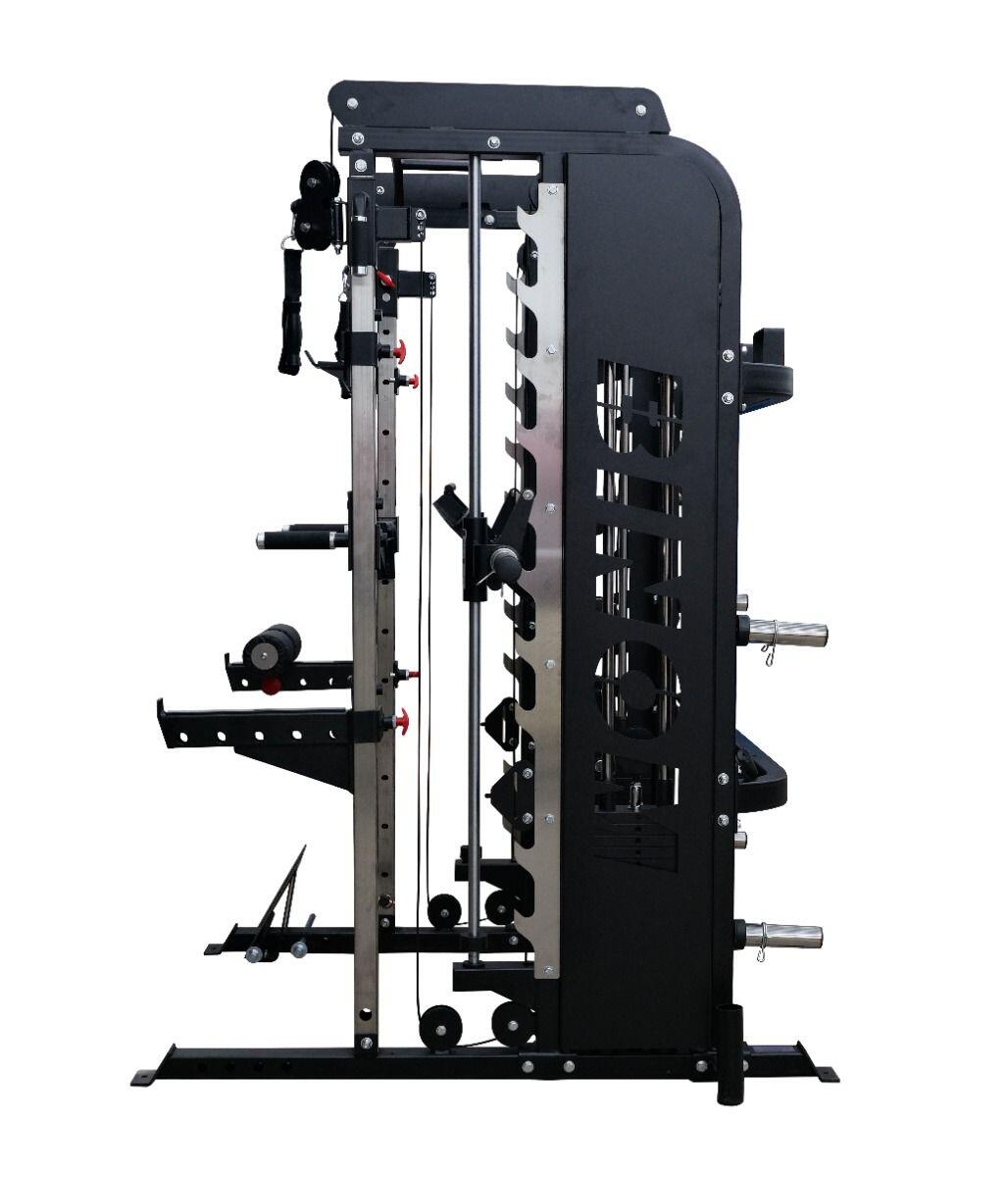 Multigimnasio B19 Doble polea, Multipower, Prensa piernas, Remo y Accesorios 3/7