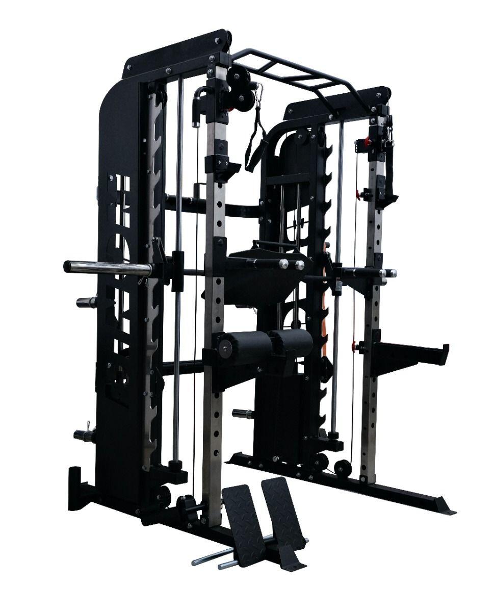 Multigimnasio B19 Doble polea, Multipower, Prensa piernas, Remo y Accesorios 2/7