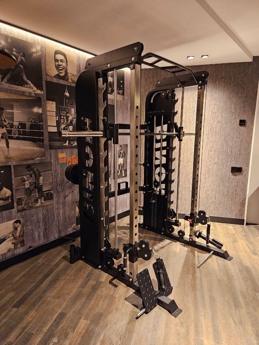 Multigimnasio B19 Doble polea, Multipower, Prensa piernas, Remo y Accesorios 7/7