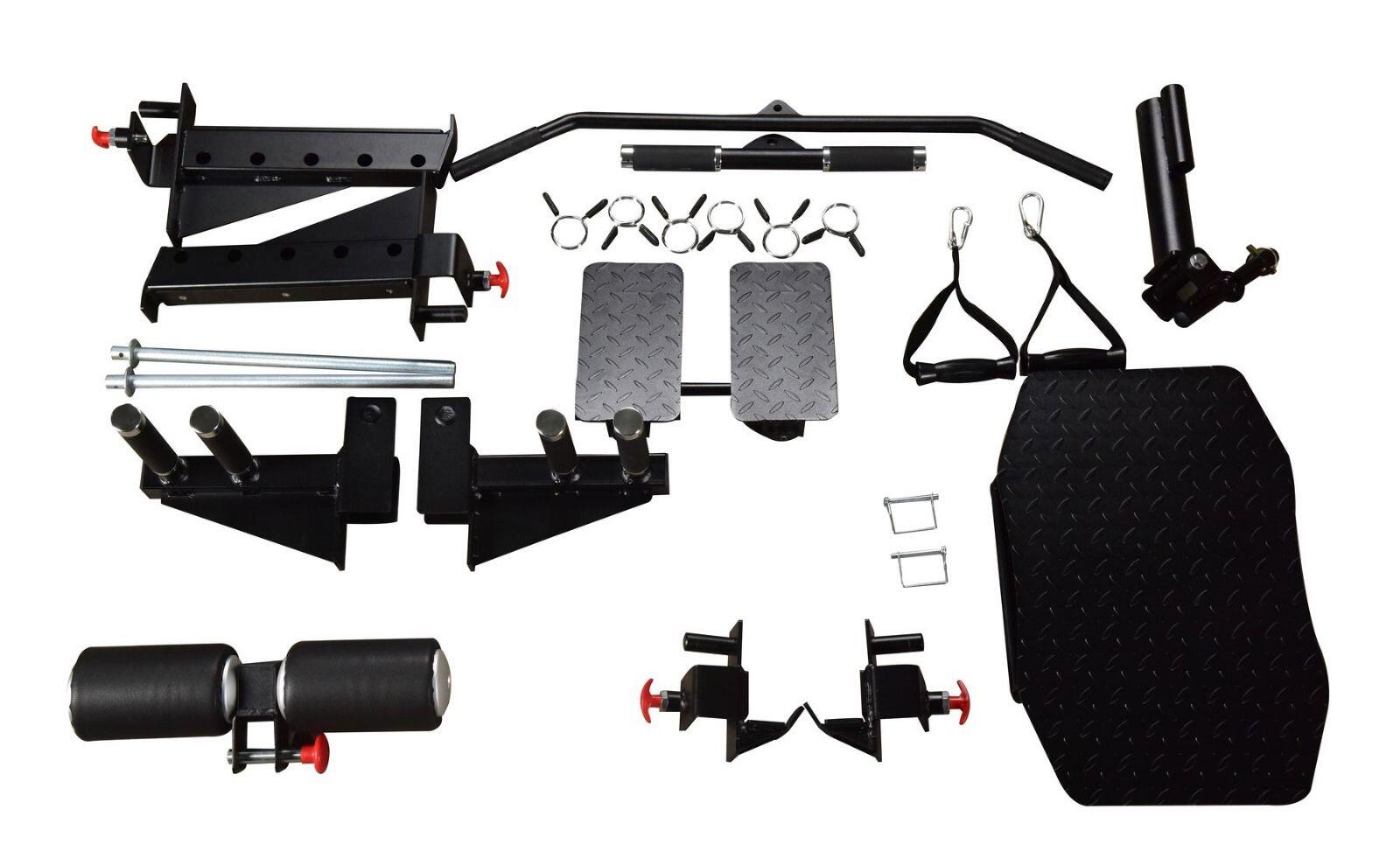 Multigimnasio B19 Doble polea, Multipower, Prensa piernas, Remo y Accesorios 6/7