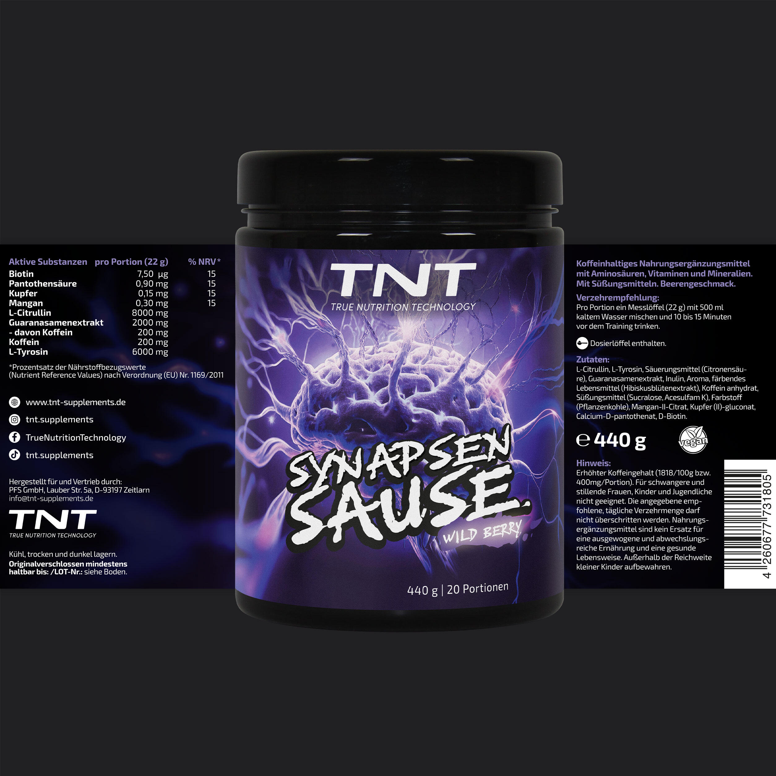 Synapsensause Pre-Workout-Booster | Trainingsbooster 5/7
