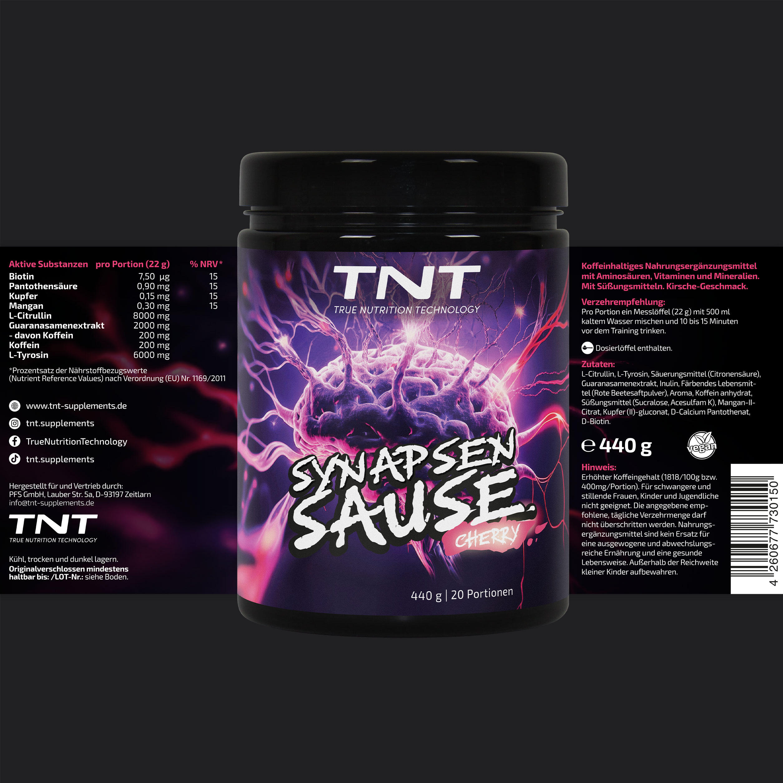 Synapsensause Pre-Workout-Booster | Trainingsbooster 5/7