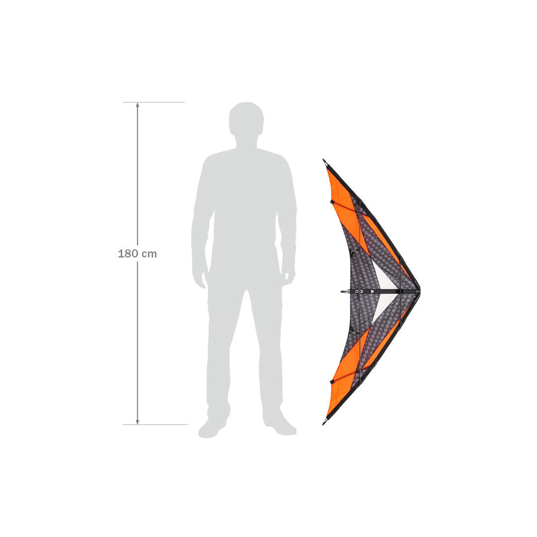 Arrow S Fireline - Lenkdrachen, ab 14 Jahren, 149cm, empf. 50-70 kp Schnüre 5/5
