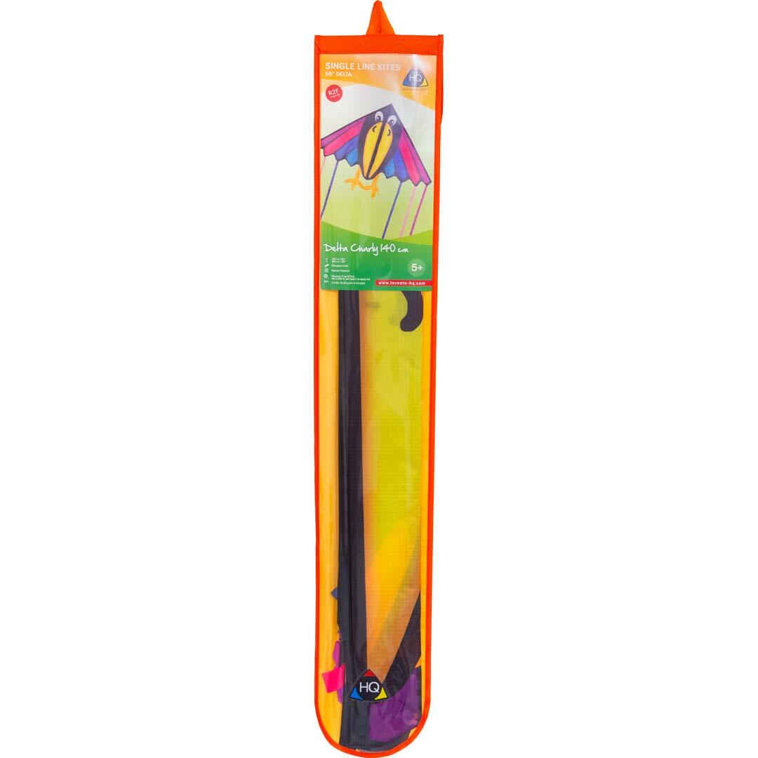 Kindervlieger HQ Delta Charly 140 cm 106123 Regenboog 140 x 100 cm 2/4