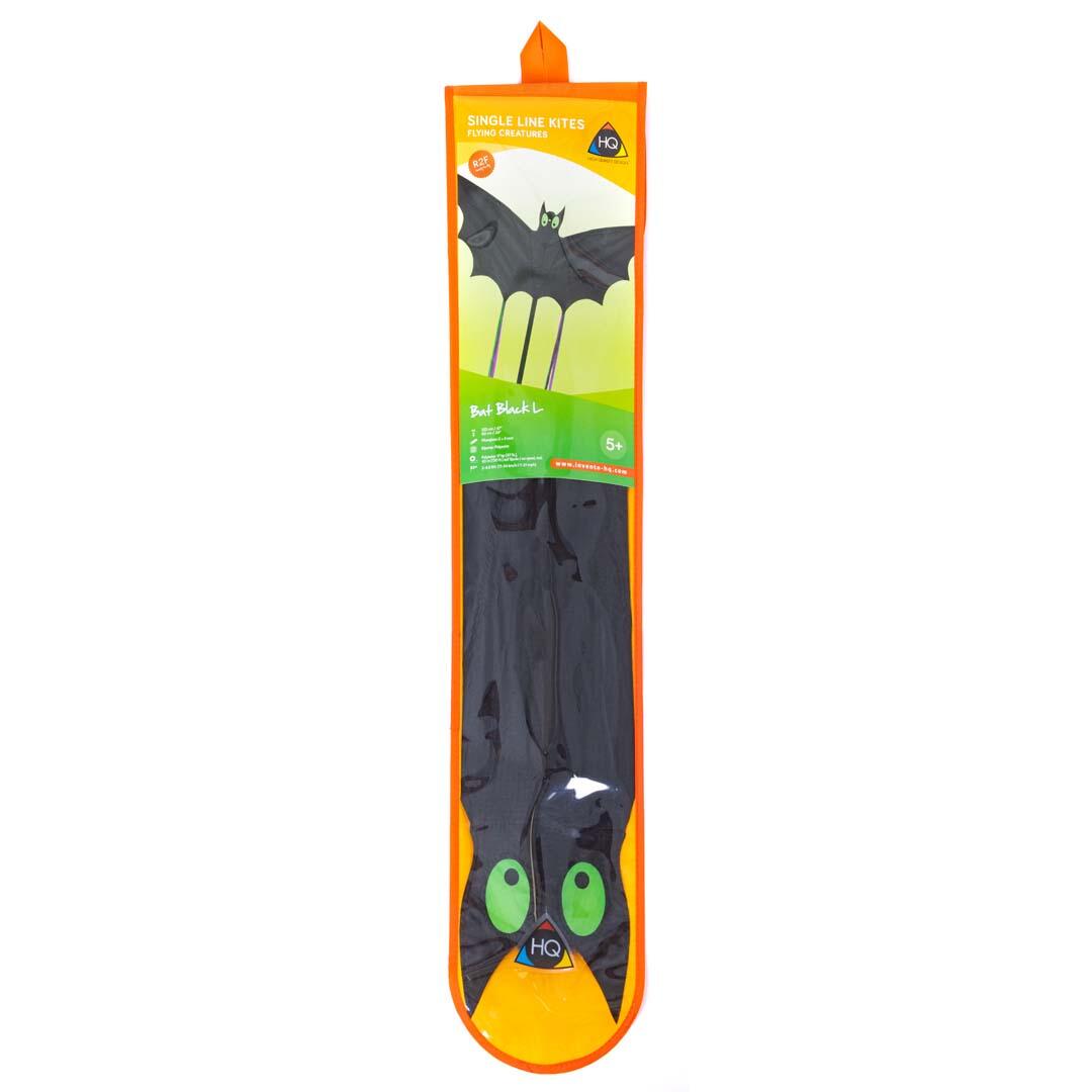 Pipa infantil HQ Bat preta tamanho L (100040) - 120 x 60 cm 2/5