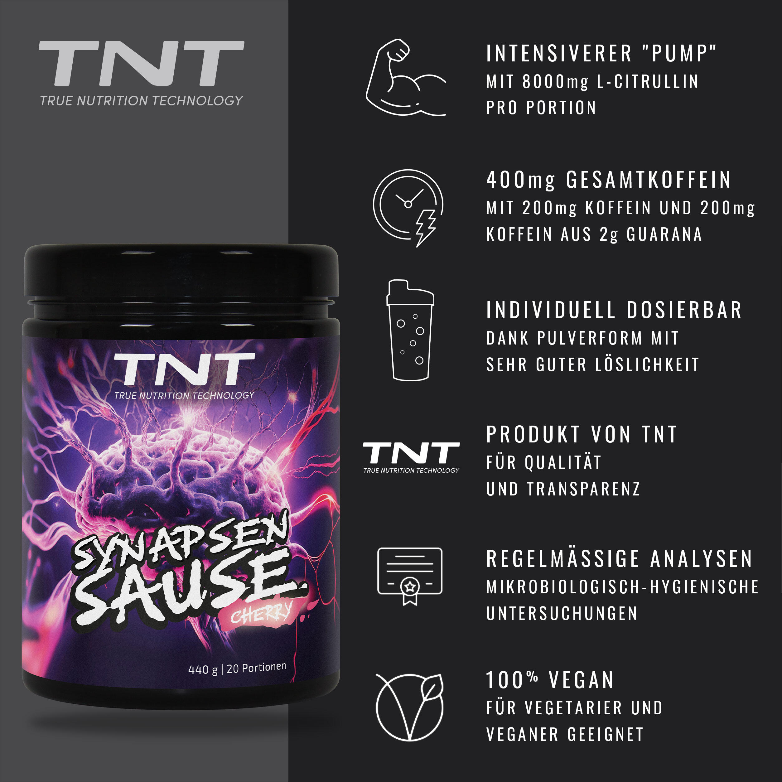 Synapsensause Pre-Workout-Booster | Trainingsbooster 4/7