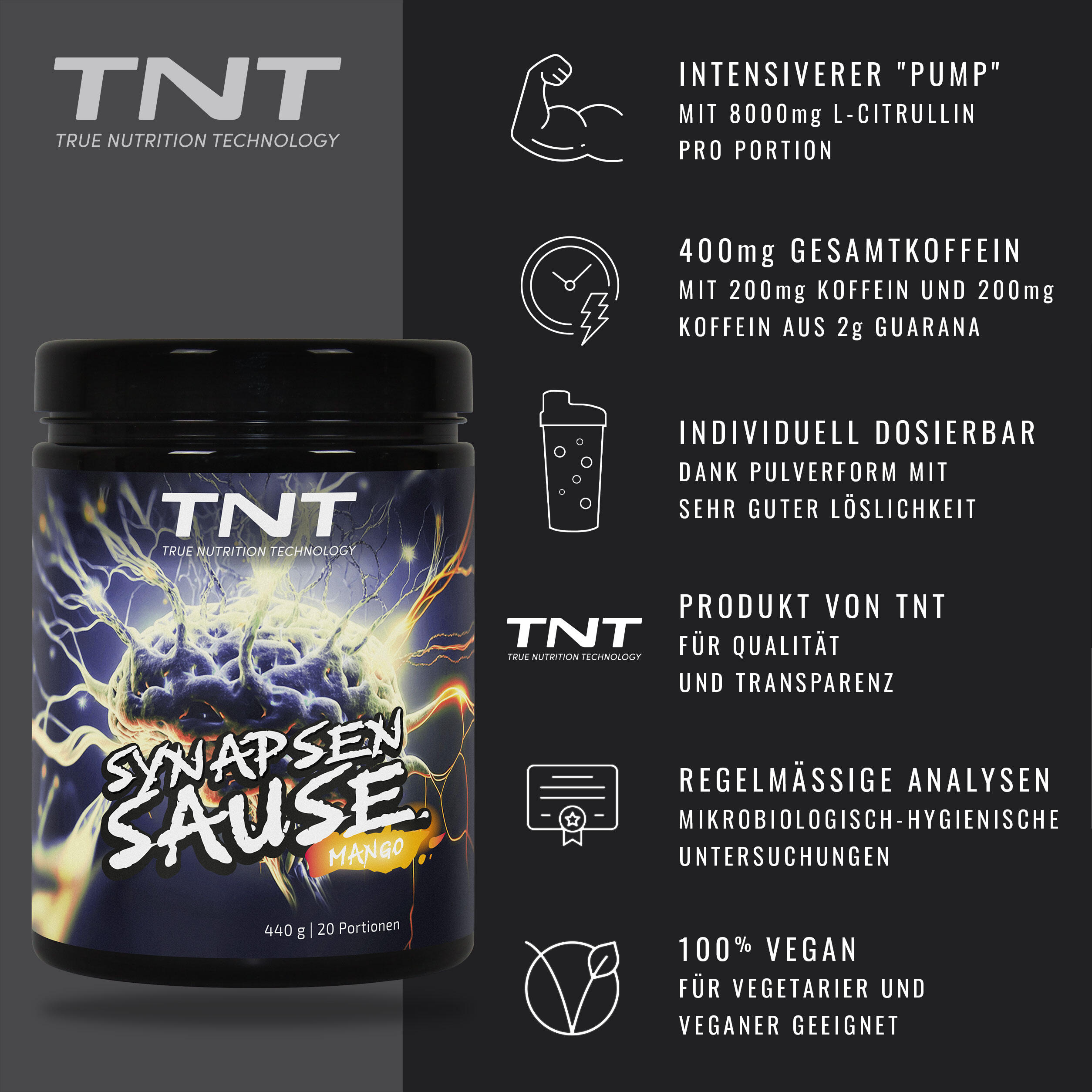 Synapsensause Pre-Workout-Booster | Trainingsbooster 4/7