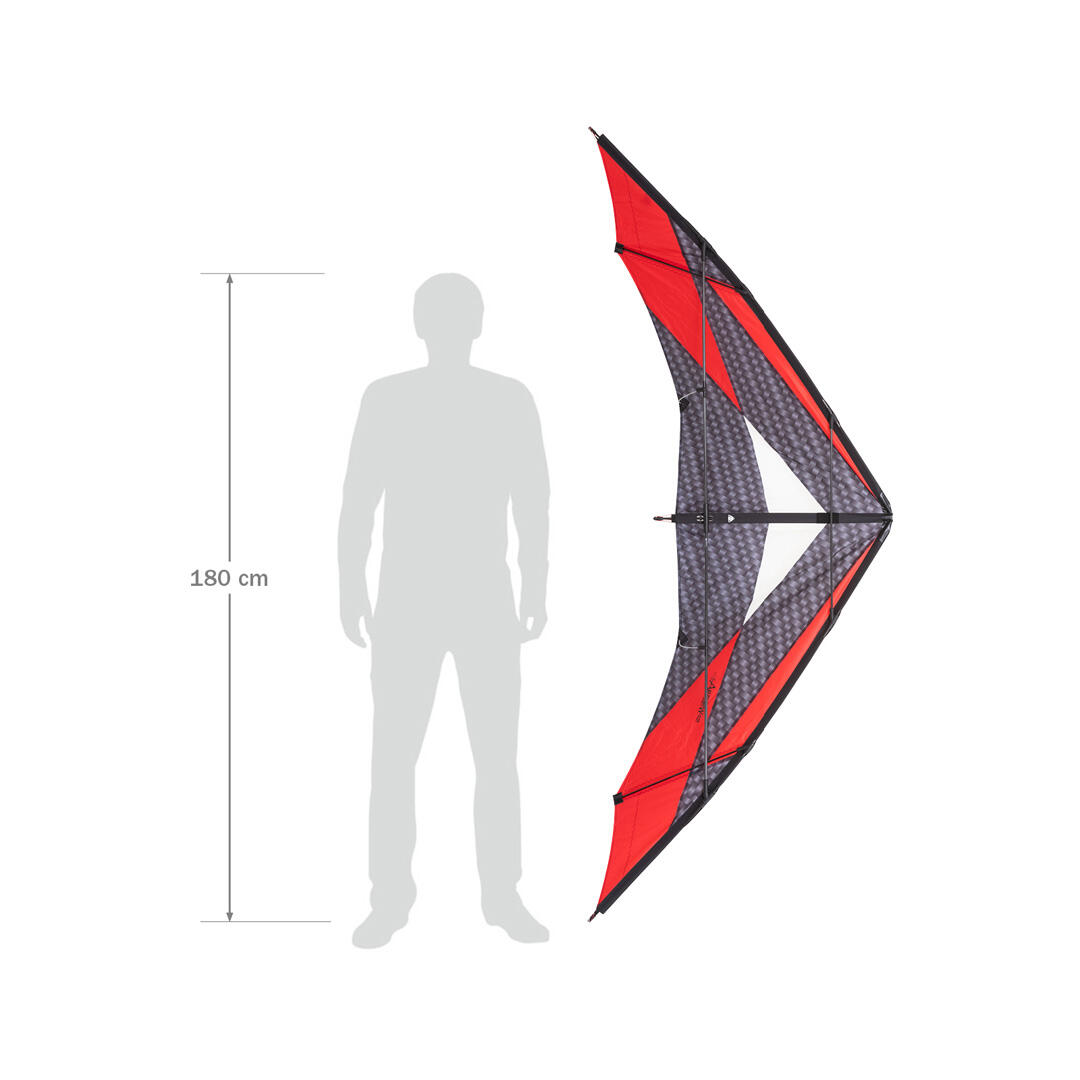 Lenkdrachen HQ Arrow L Inferno 117493 Rot 220 x 84 cm 5/5