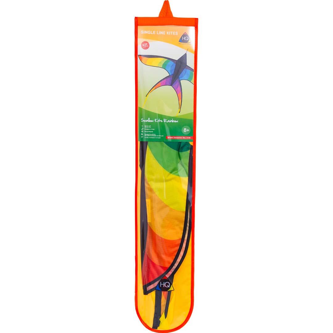 Pipa infantil HQ Swallow Kite Rainbow 106523 Rainbow 120 x 80 cm 2/3