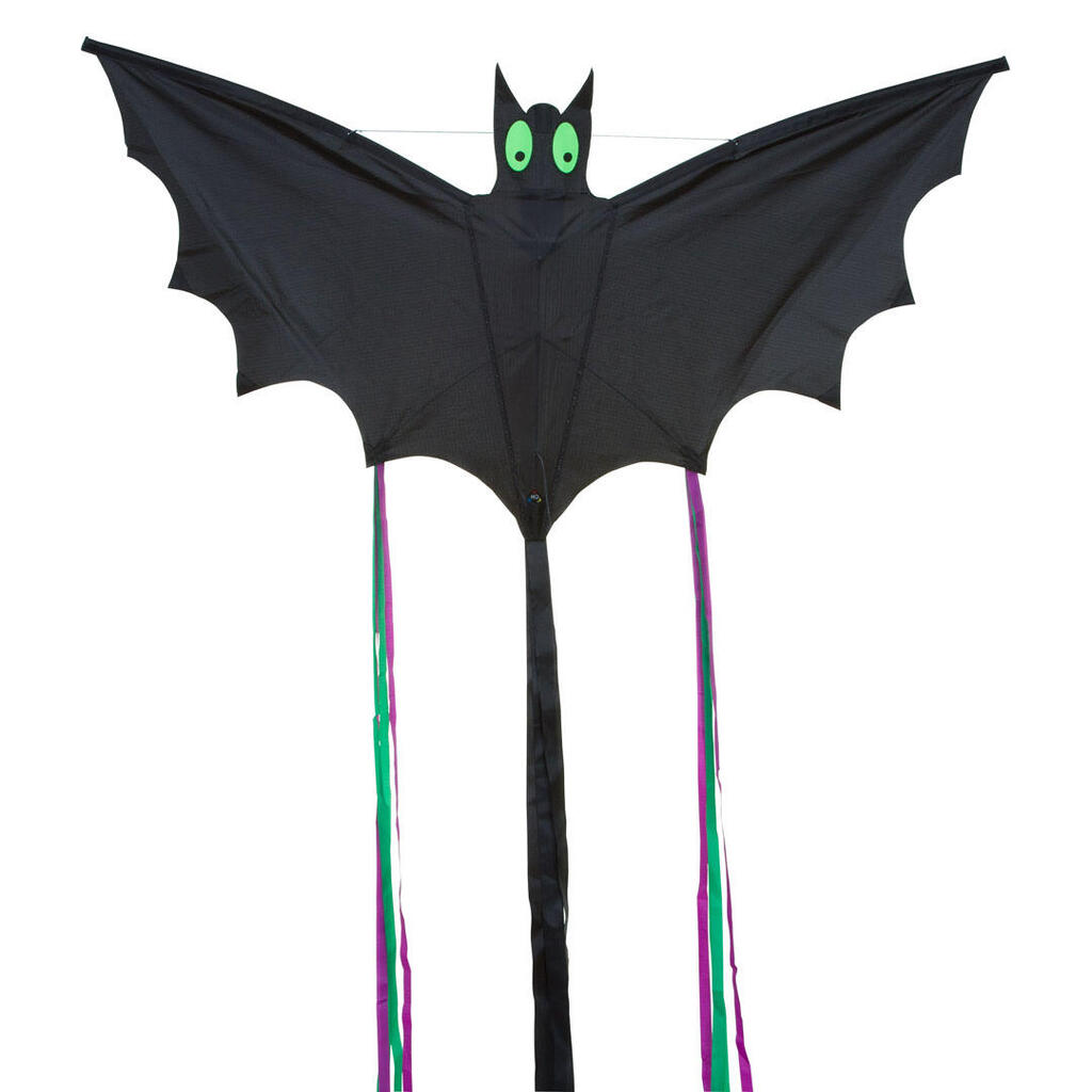 Children's Kite HQ Bat Black L 100040 Black 120 x 60 cm