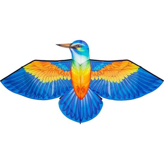 Latawiec dziecięcy HQ Bird Kite Kingfisher 106526 Niebieski 175 x 80 cm