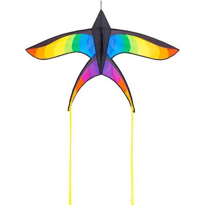 Kindervlieger hq swallow kite rainbow 106523 regenboog 120x 80 cm