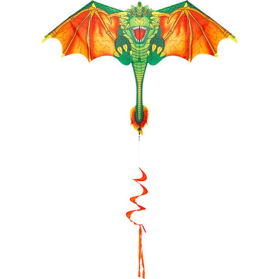 Latawiec dziecięcy HQ Blaze The Dragon 105101 Zielony 135 x 180 cm