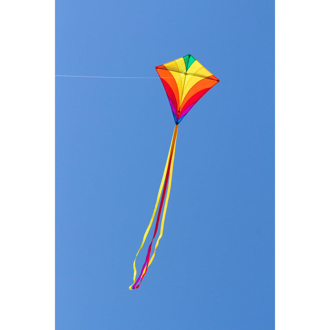 Pipa infantil HQ Eddy Rainbow 100045 Rainbow 68 x 68 cm + 200 cm de cauda 4/6