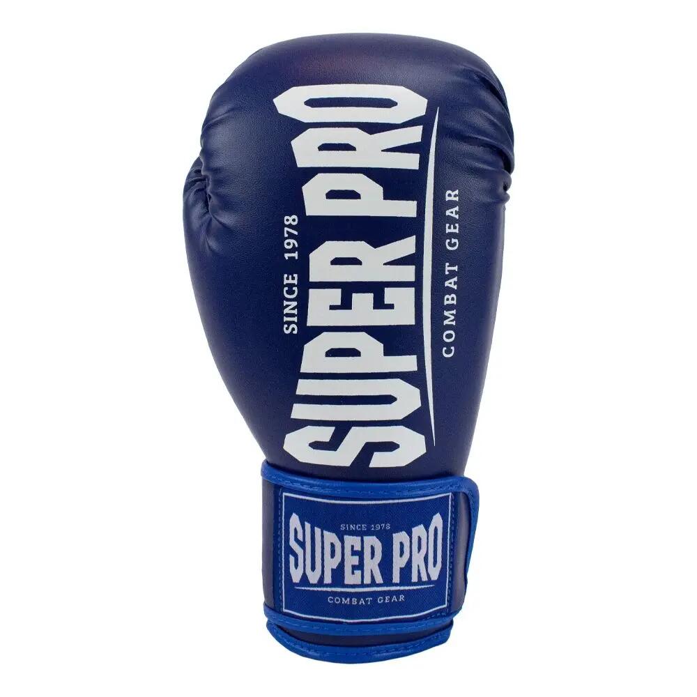 Manusi de Box Super Pro Gear Champ Albastru/Alb 3/6